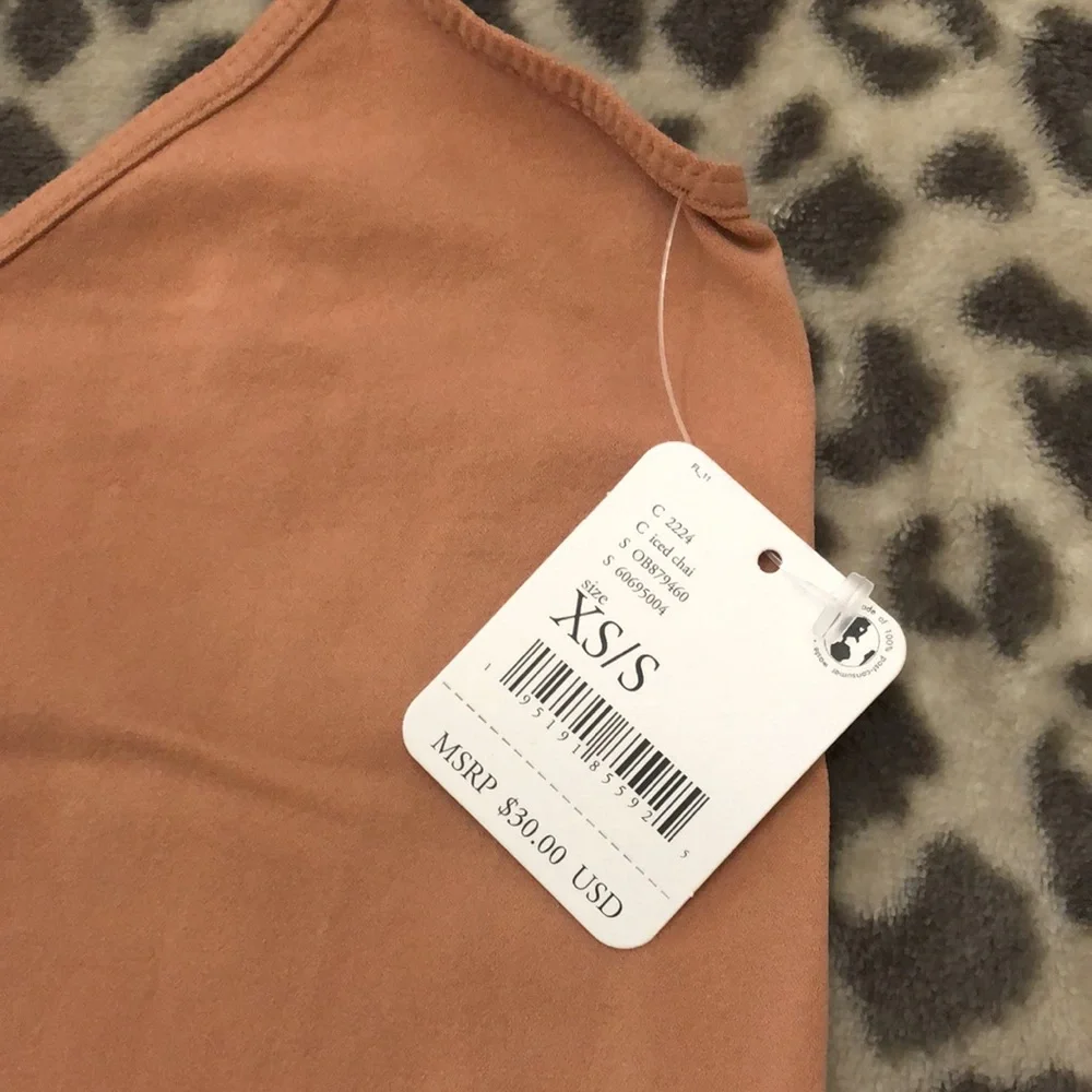 Free People Seamless Mini Slip Dress in Iced Chai Size XS/S - Picture 7 of 13